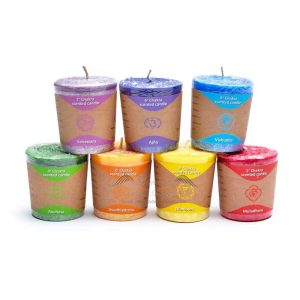Candele Votive Chakra 7 pezzi 2477